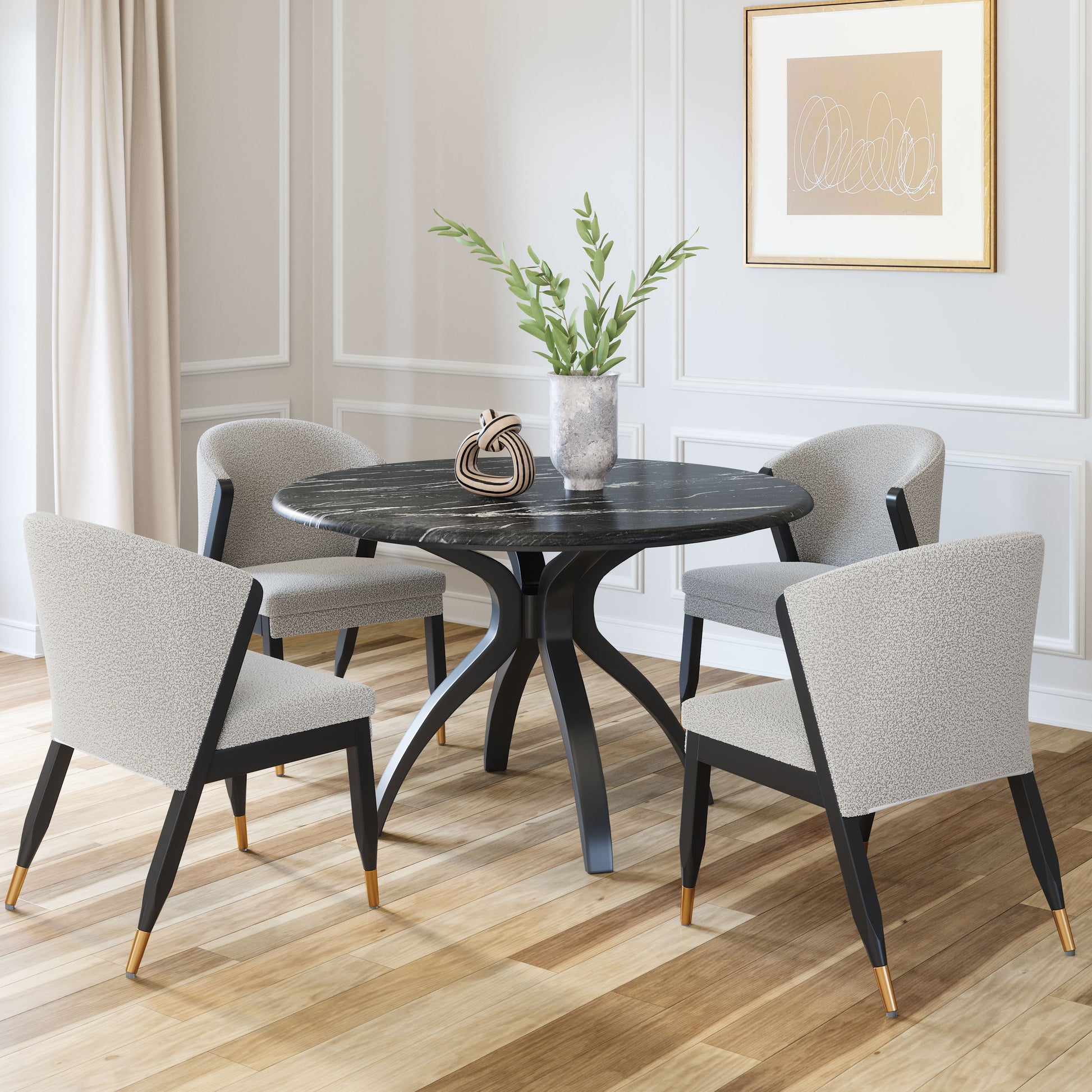 Sumay Dining Table Black - 10