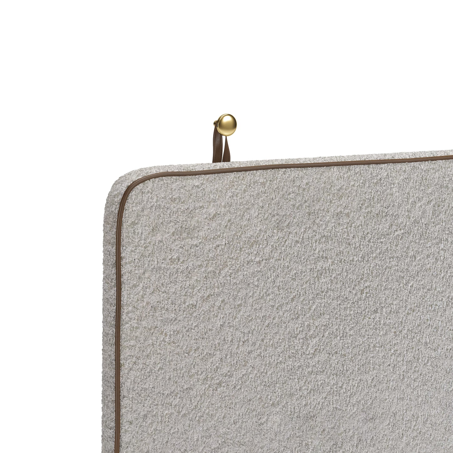 Bela Floating Queen Headboard Ivory - 6