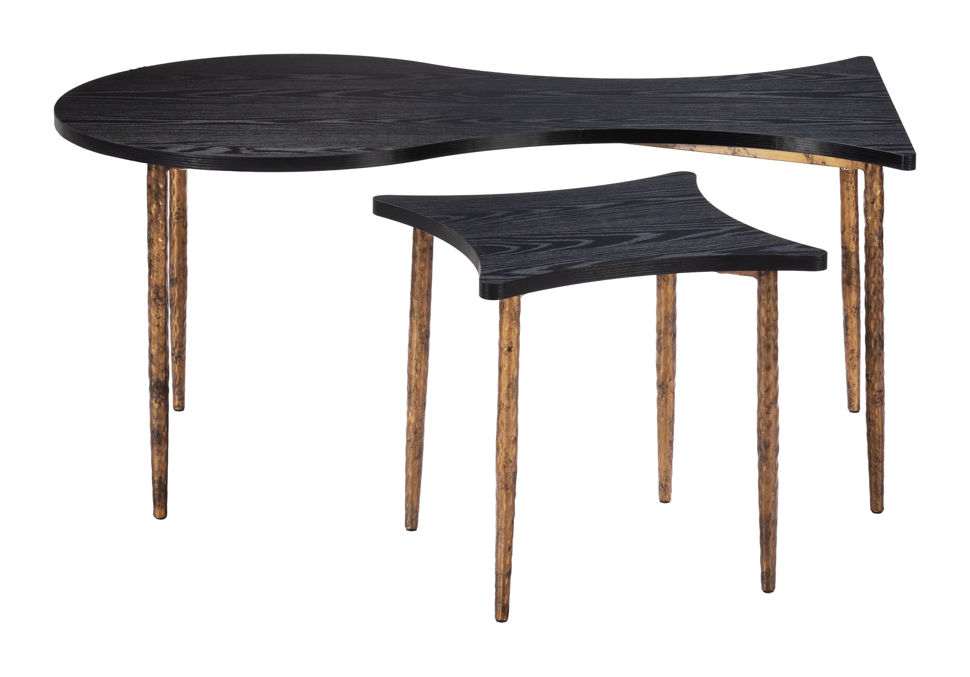 Norden Coffee Table Set (2-Piece) Black & Bronze - 3