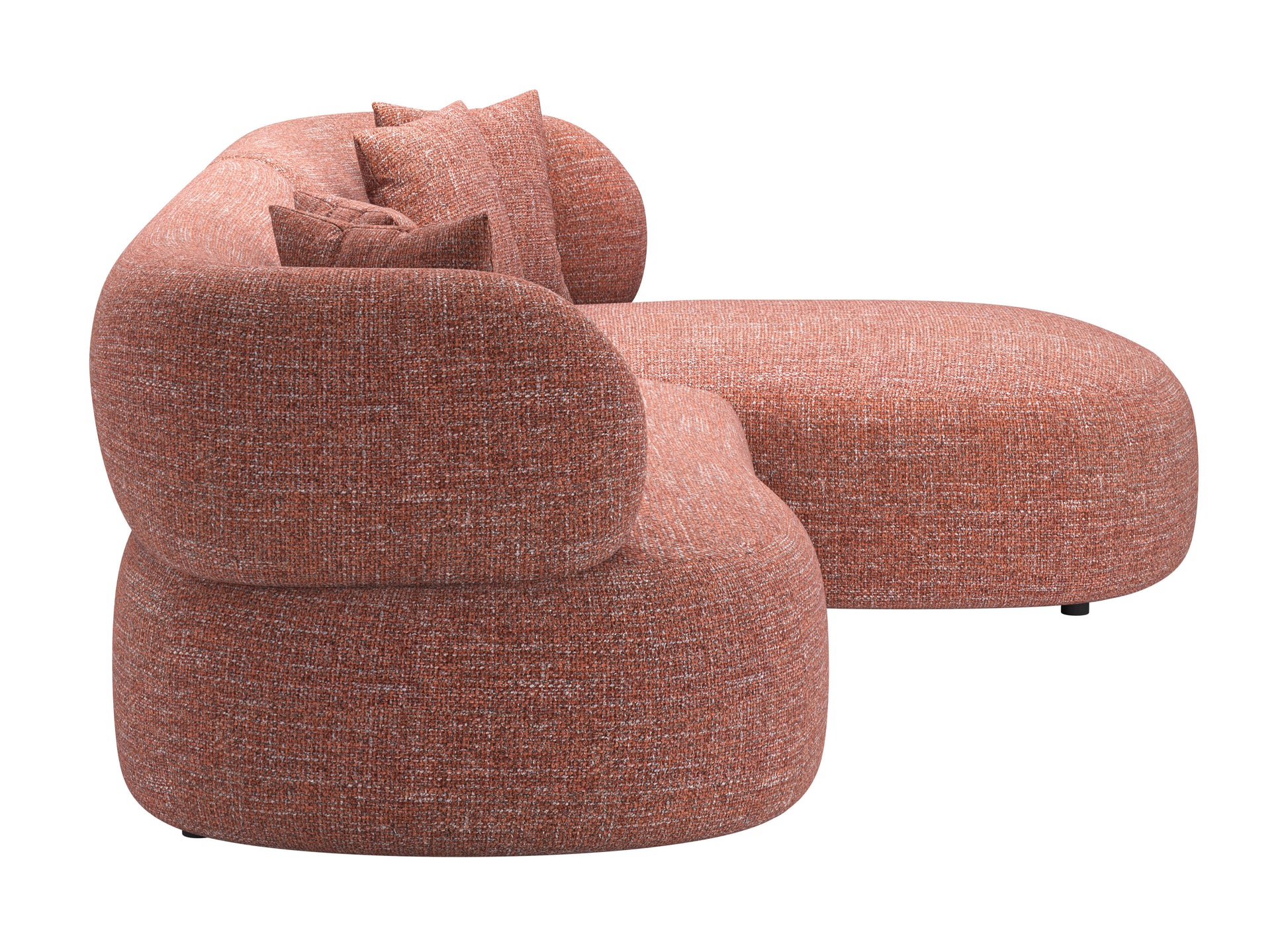 Venezia Chaise Sectional Brown - 2