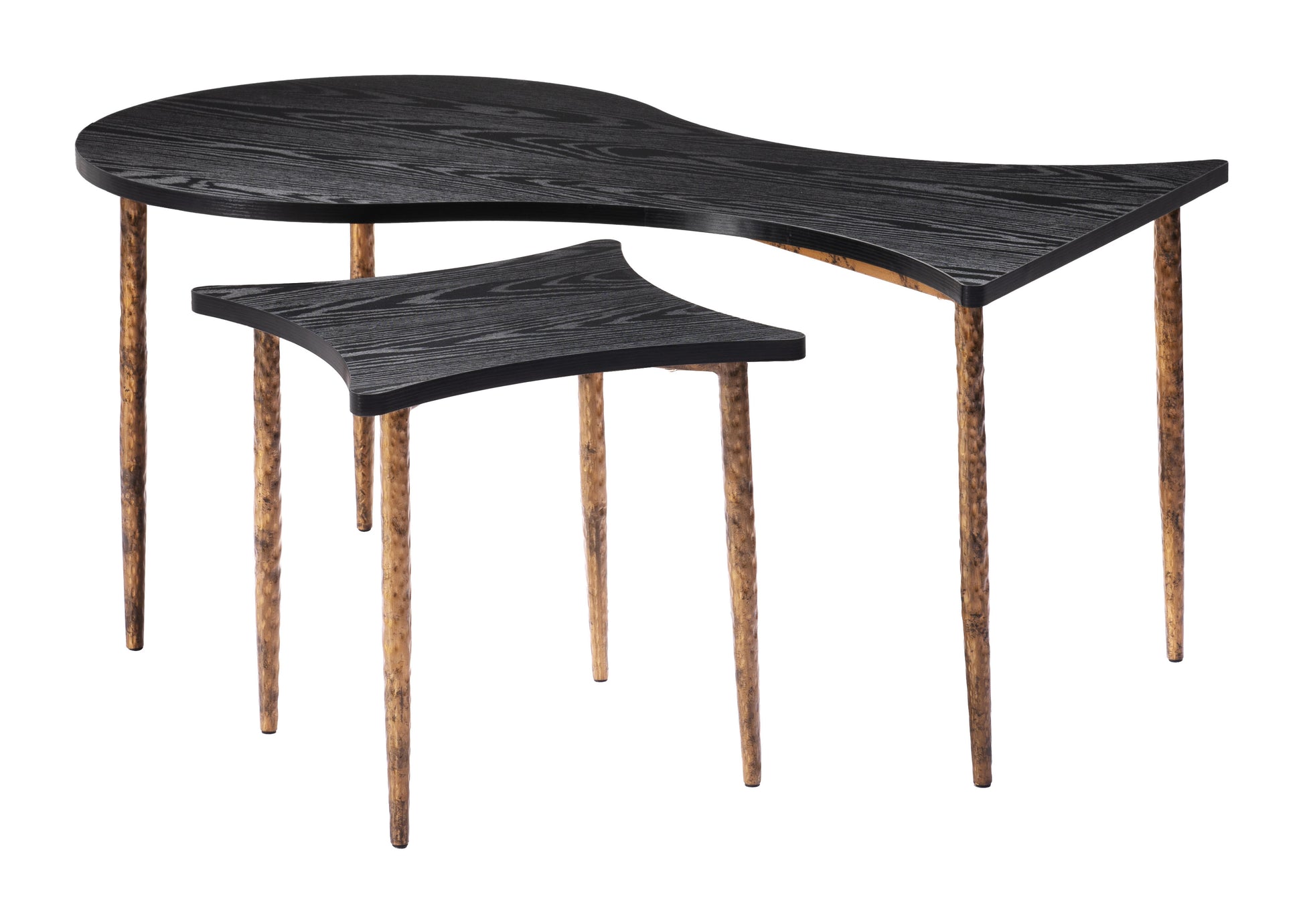 Norden Coffee Table Set (2-Piece) Black & Bronze - 4