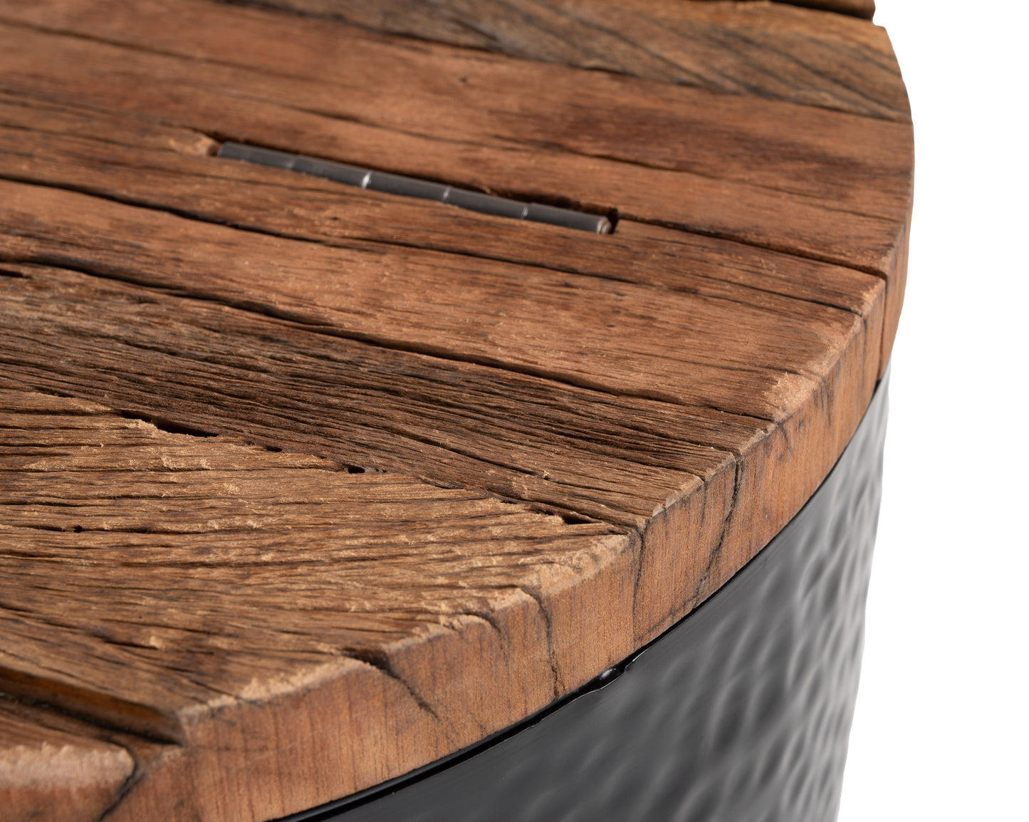 Duskan Storage Side Table Natural & Black - 5