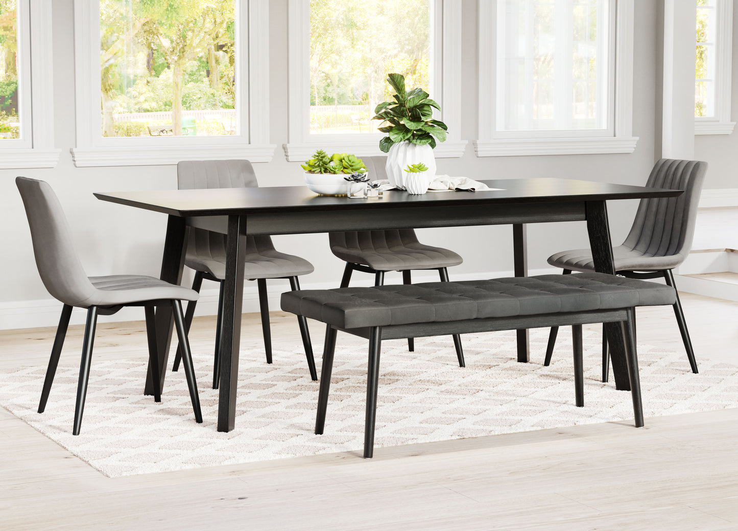 Dolce Dining Chair (Set of 2) Gray