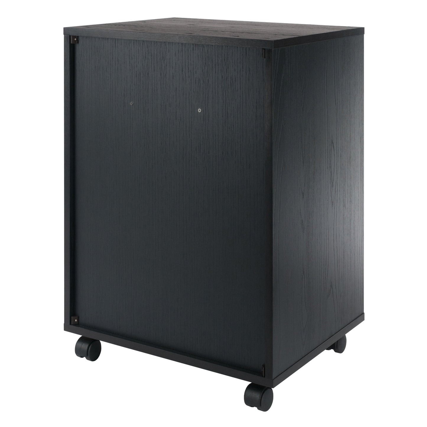 Halifax Bins & Drawers Storage Mobile Cabinet, Black