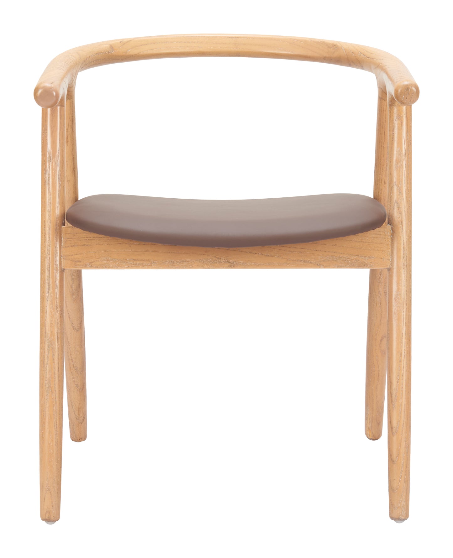 Peker Dining Chair (Set of 2) Brown & Natural - 3