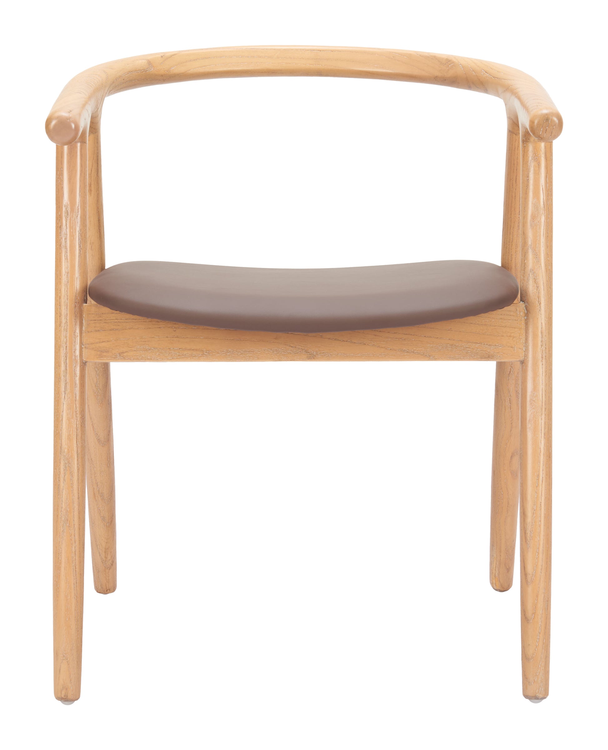 Peker Dining Chair (Set of 2) Brown & Natural - 3