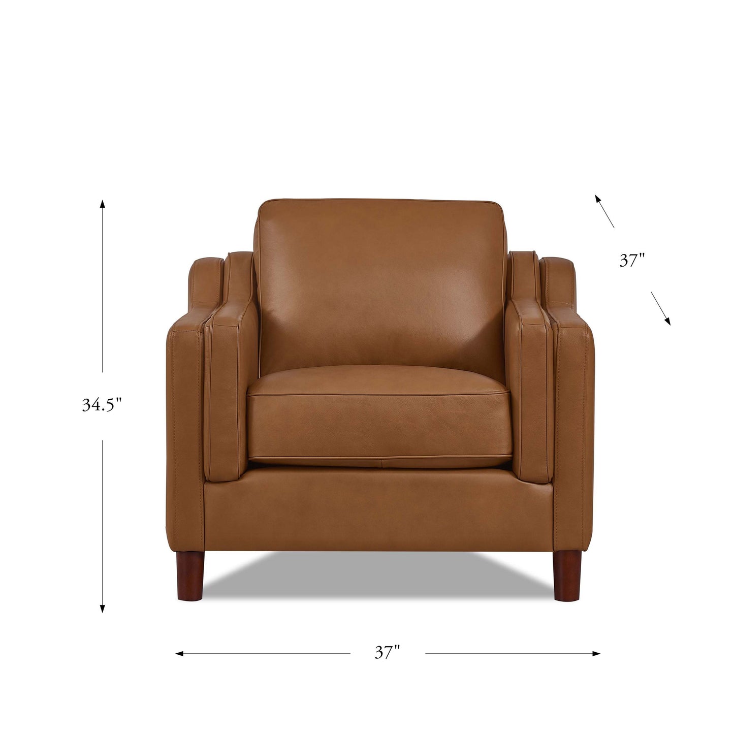 Bella Chair Cognac Brown
