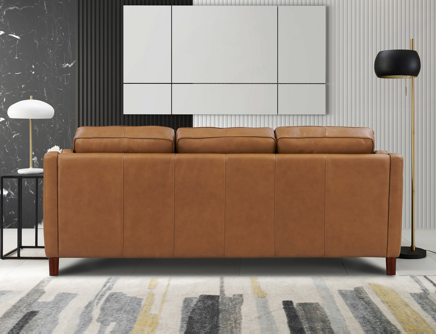 Bella Sofa Cognac Brown