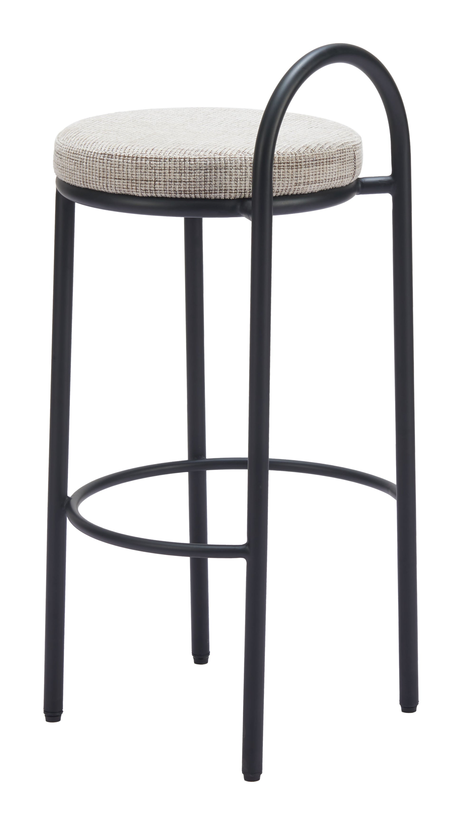 Sisal Barstool (Set of 2) Beige Tweed - 5