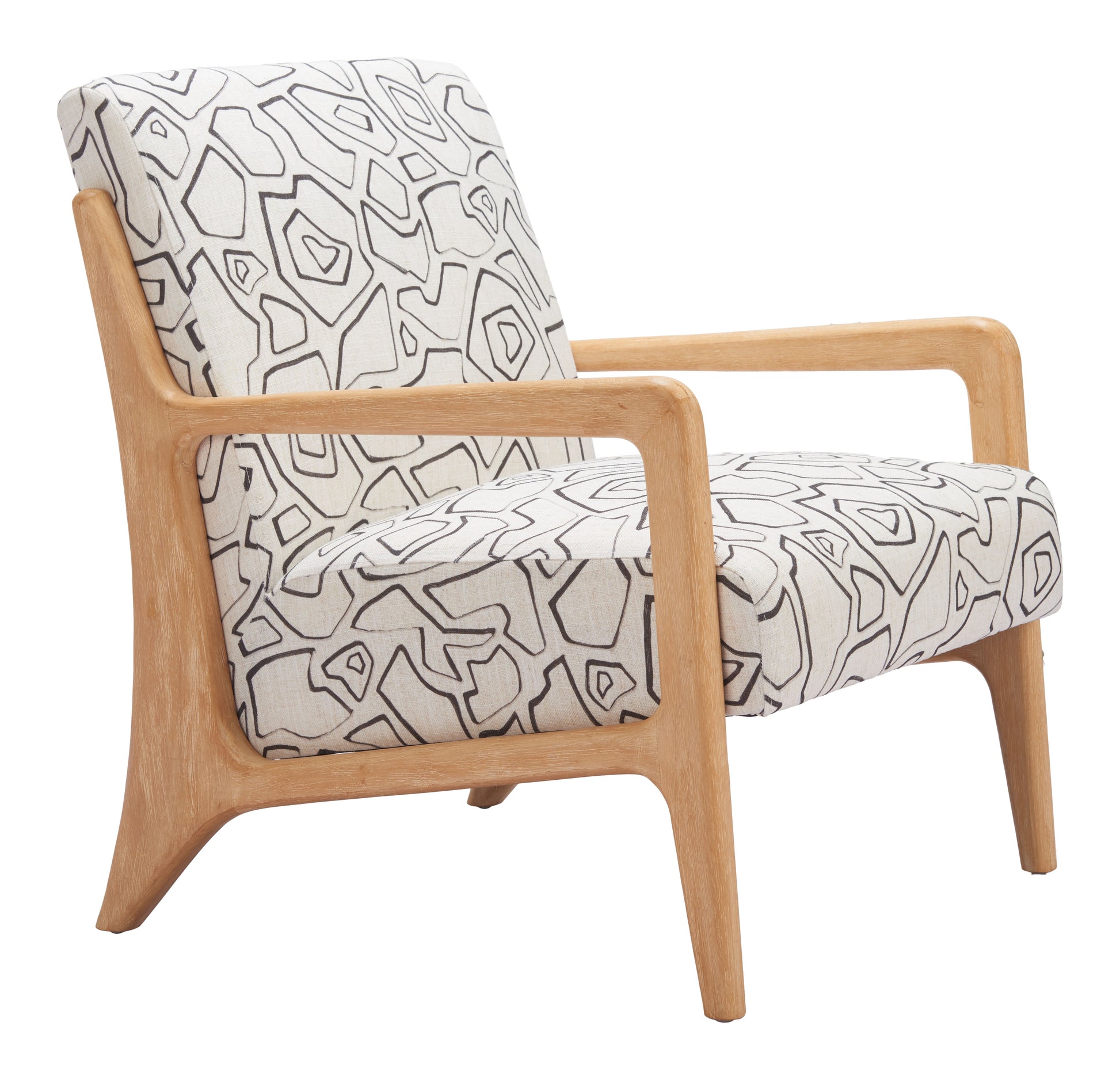 Runa Accent Chair Beige & Natural - 6