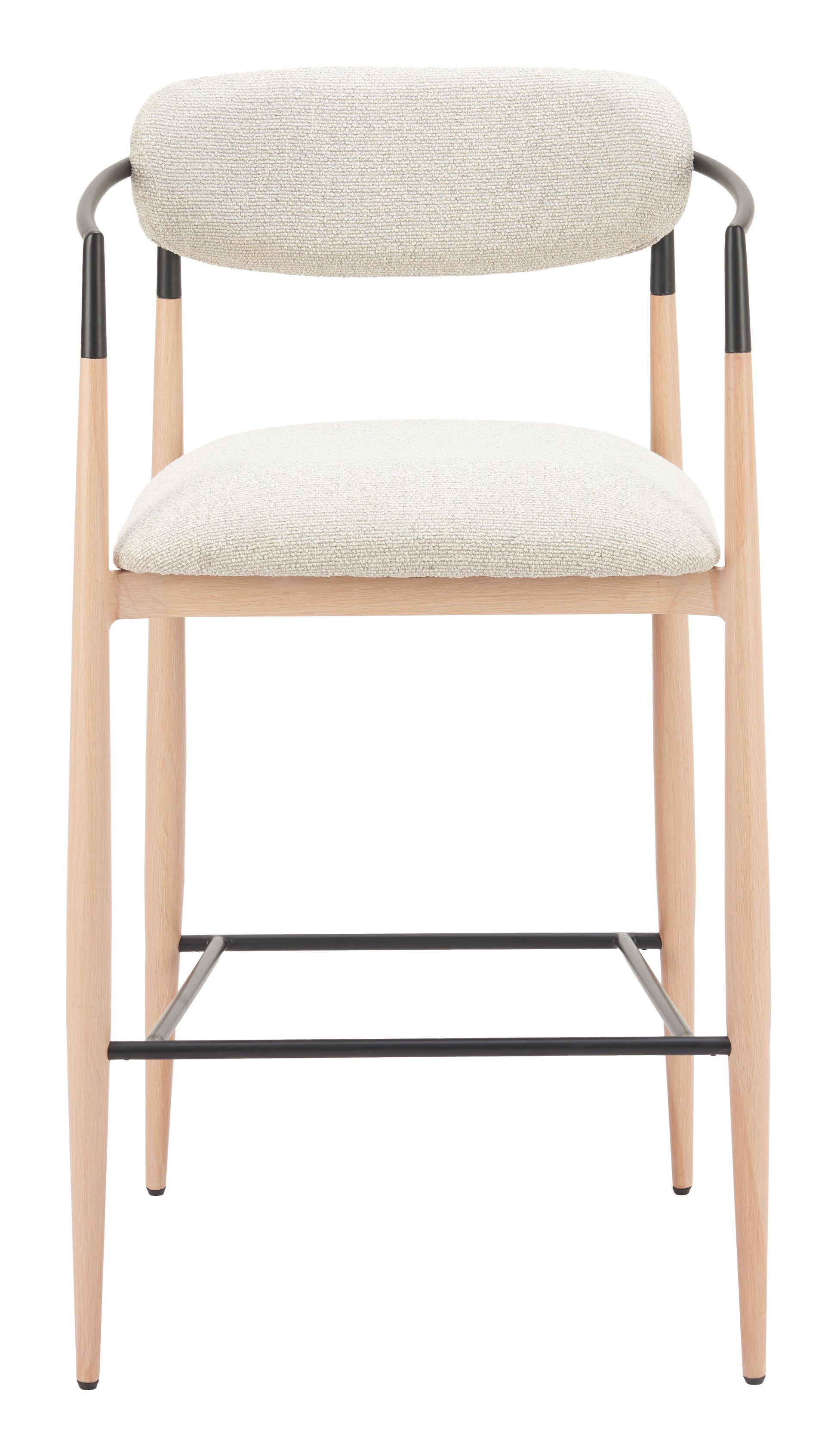 Equinox Barstool Oyster Gray & Natural - 3