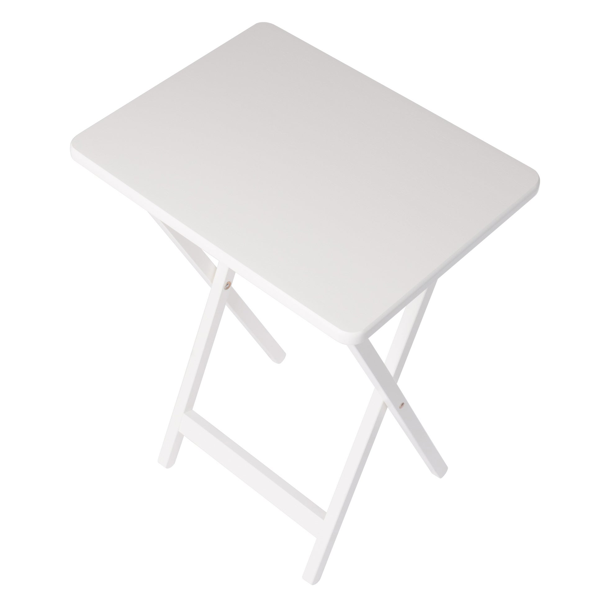Alex 5-Pc Snack Table Set, White