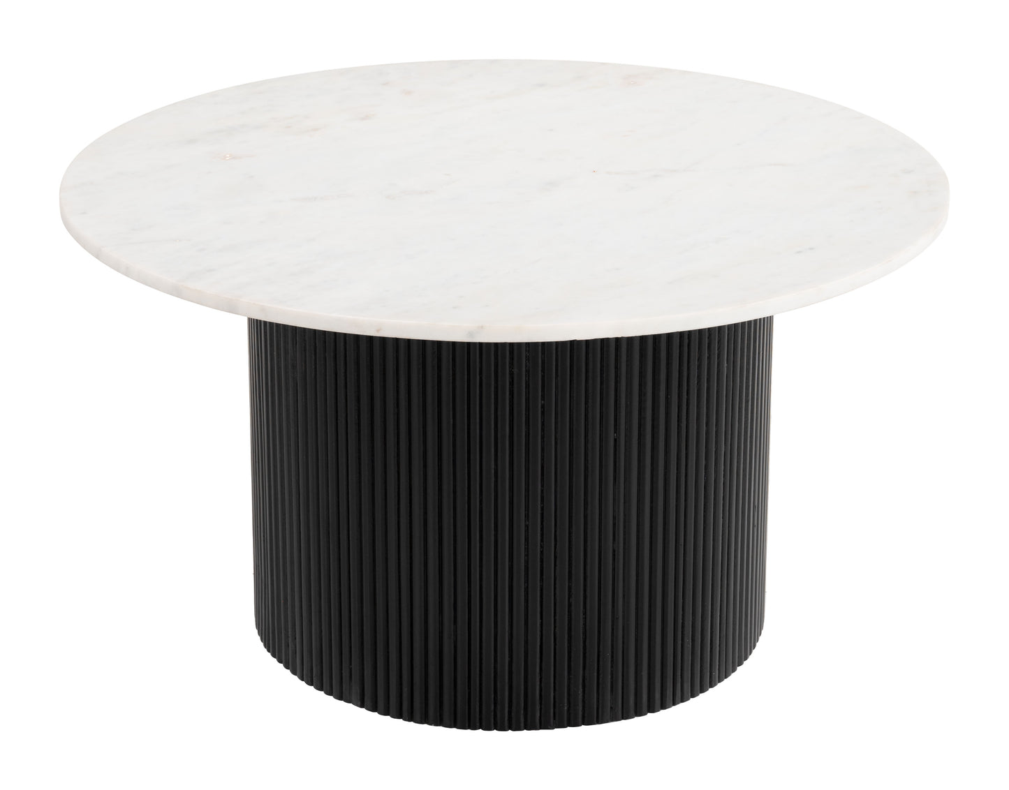 Kolkata Side Table White & Black