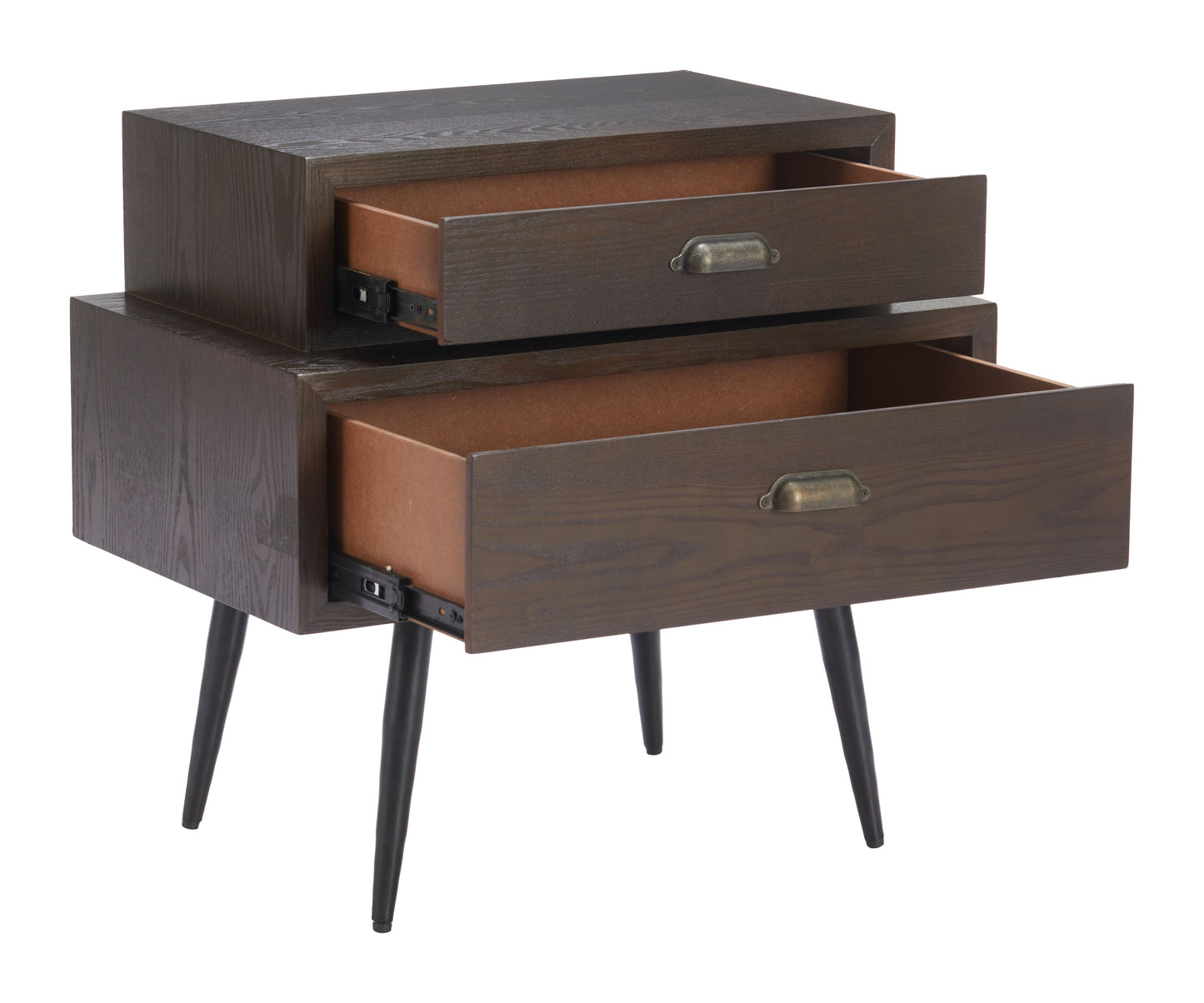Mechy Side Table Brown - 7