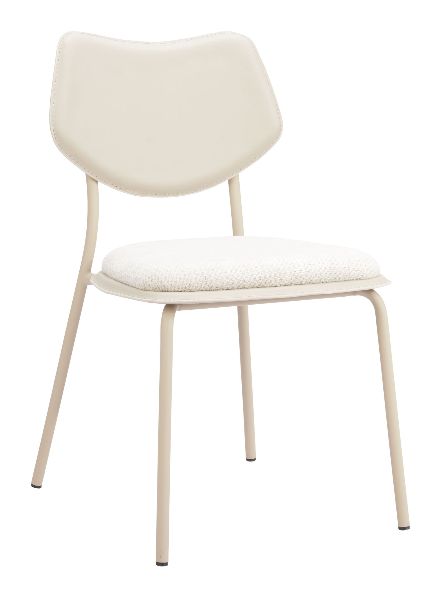 Zeal Dining Chair (Set of 4) Light Gray & Beige - 6