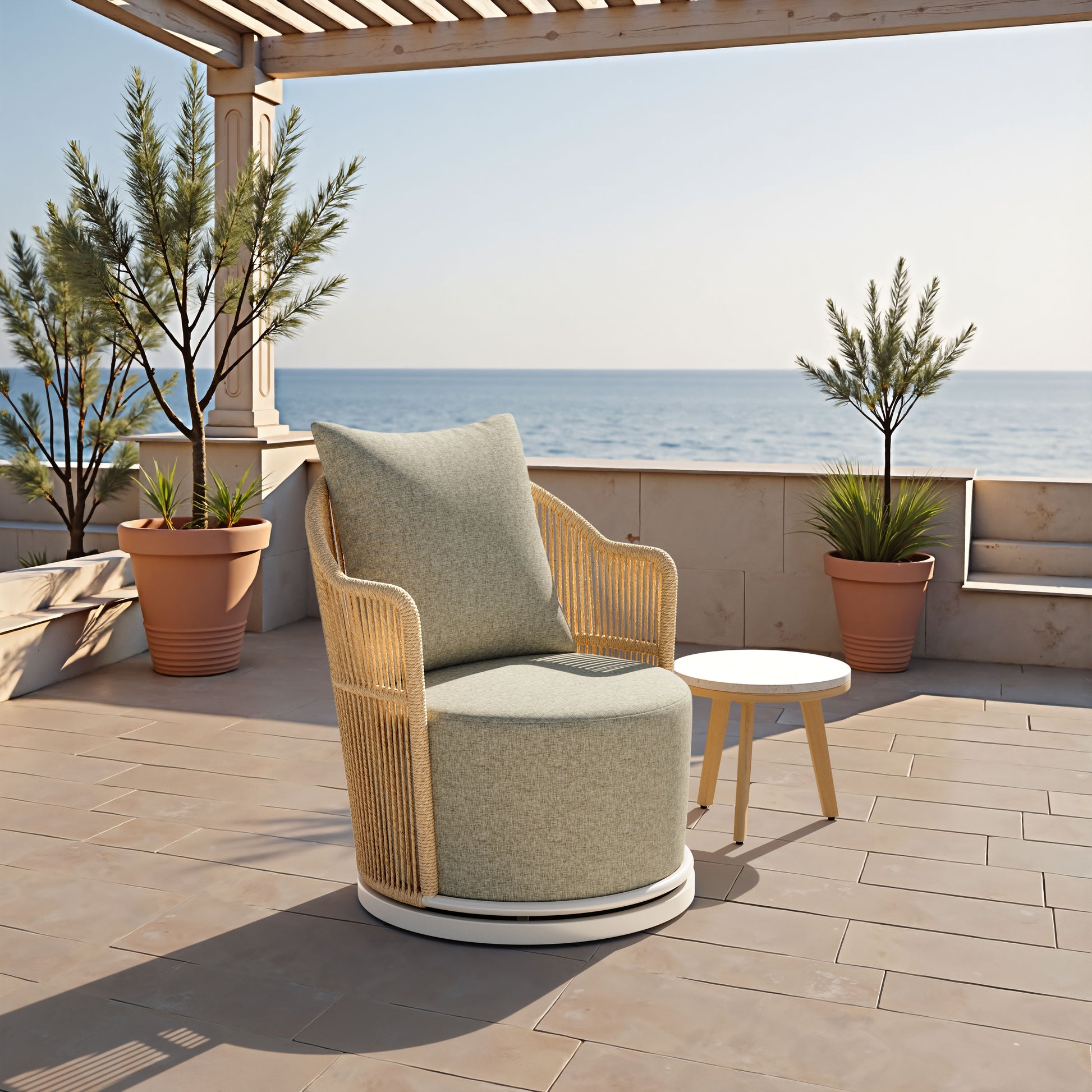 Lanai Swivel Chair Multicolor - 9