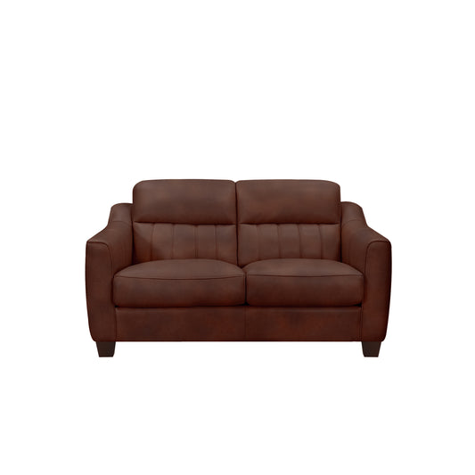 Uptown Loveseat Chestnut Brown