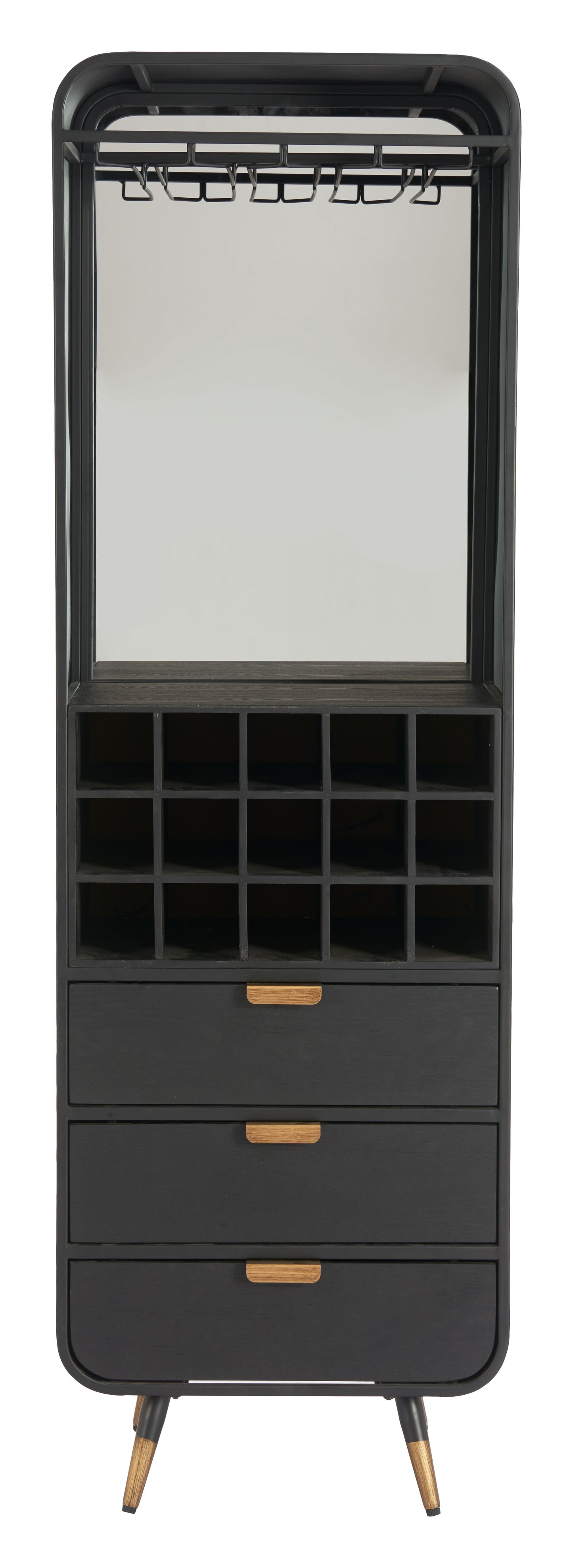 Magara Bar Cabinet Black - 3