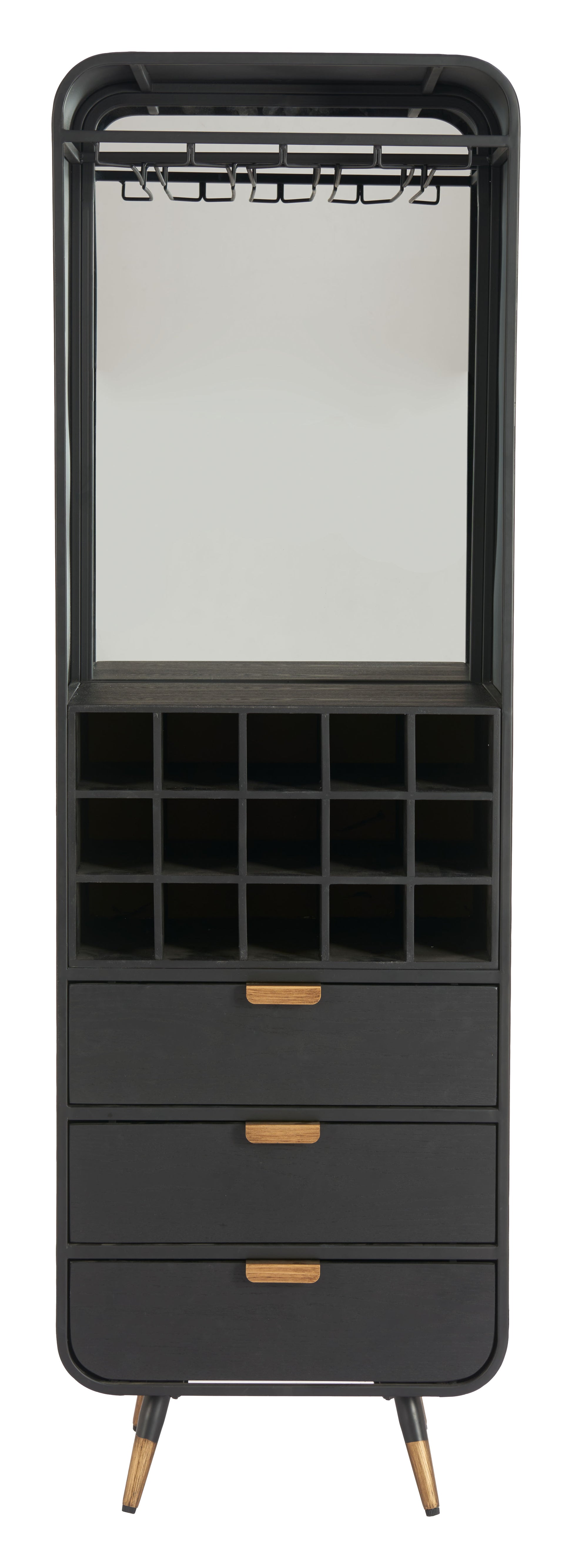 Magara Bar Cabinet Black - 3