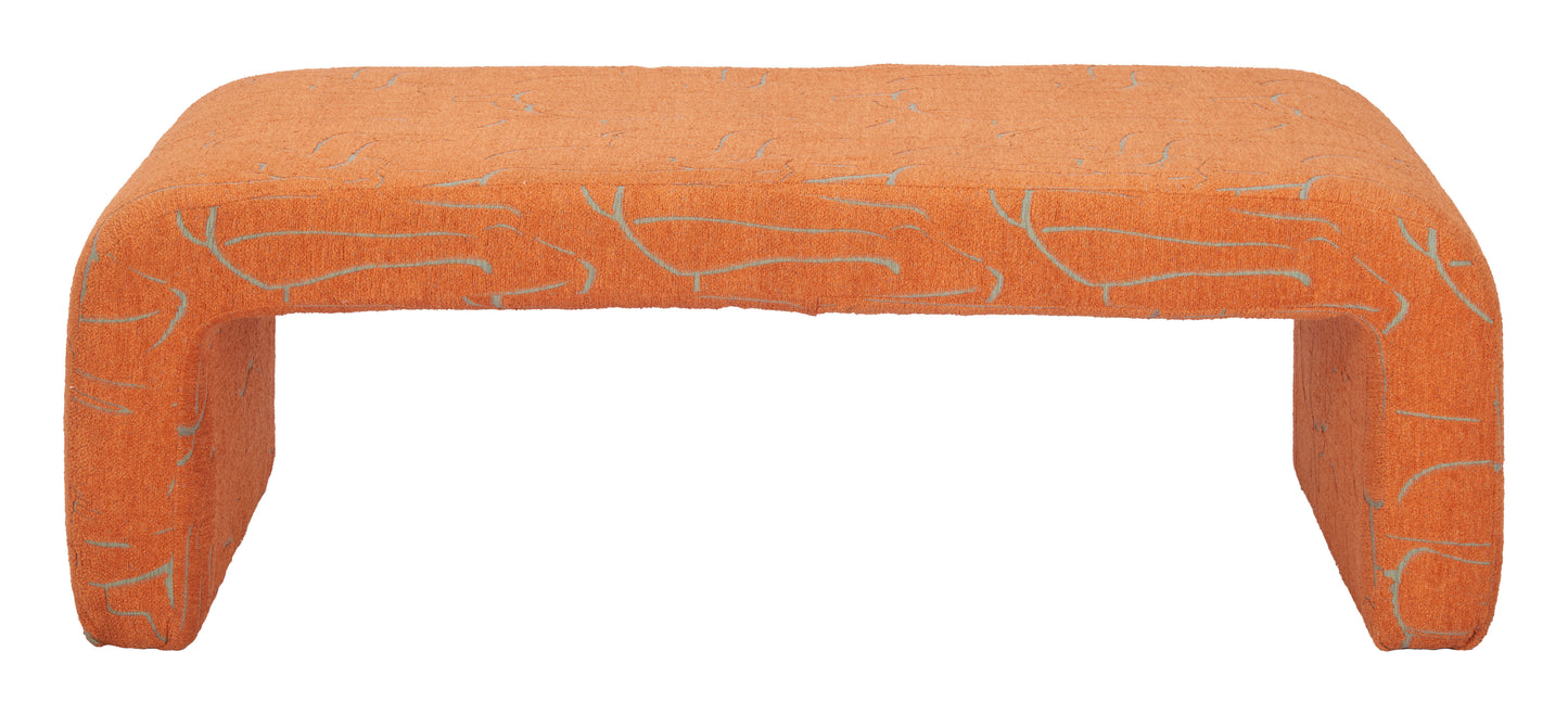 Nendo Bench Abstract Orange - 3