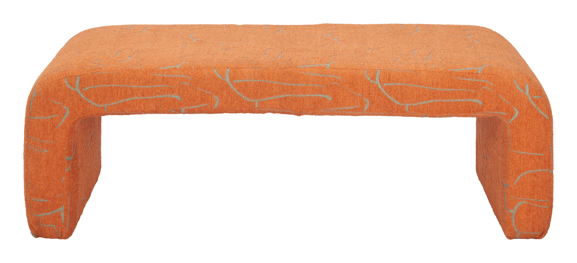 Nendo Bench Abstract Orange - 3