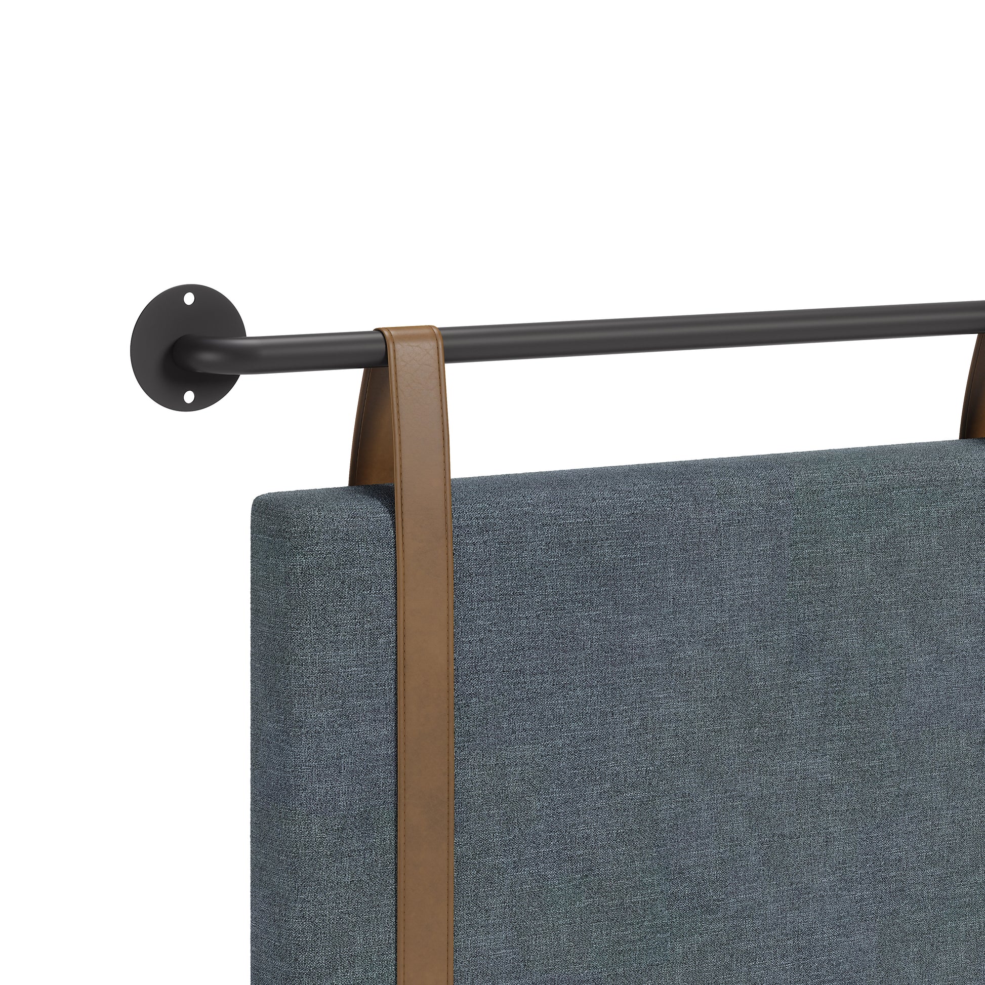 Zeva Floating Queen Headboard Gray - 6