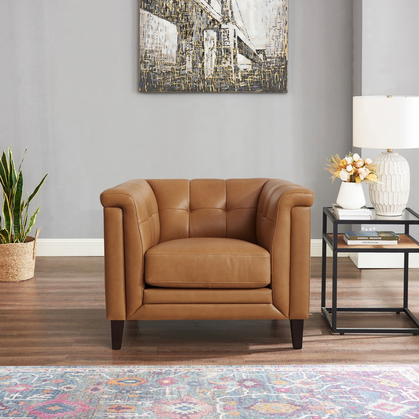 Arvo Chair Cognac Brown