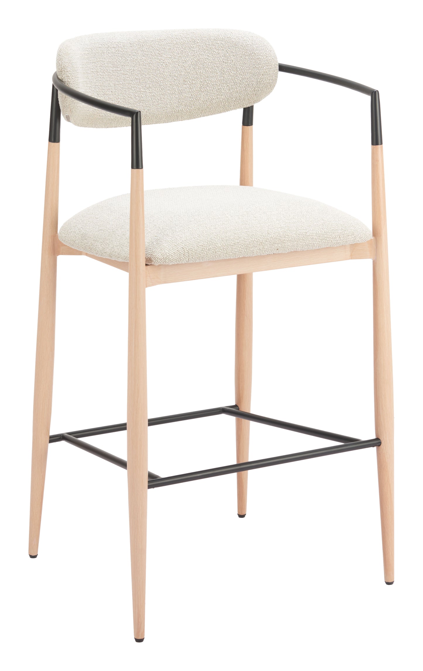 Equinox Barstool Oyster Gray & Natural - 6
