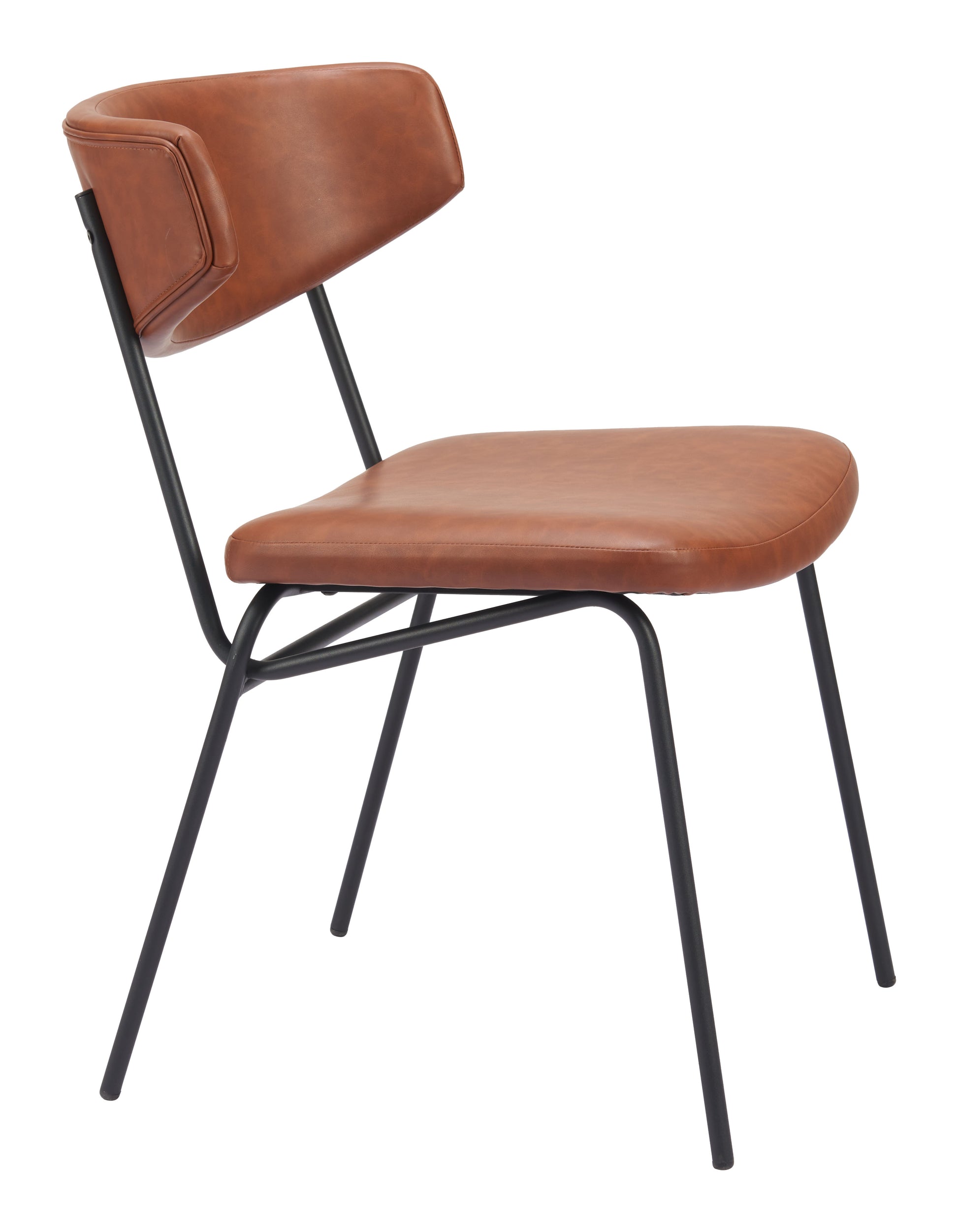 Charon Dining Chair (Set of 2) Vintage Brown - 6