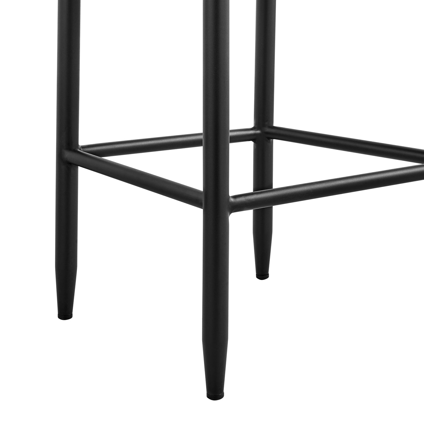 Felicia Outdoor Patio Bar Stool in Aluminum with Rope and Cushions