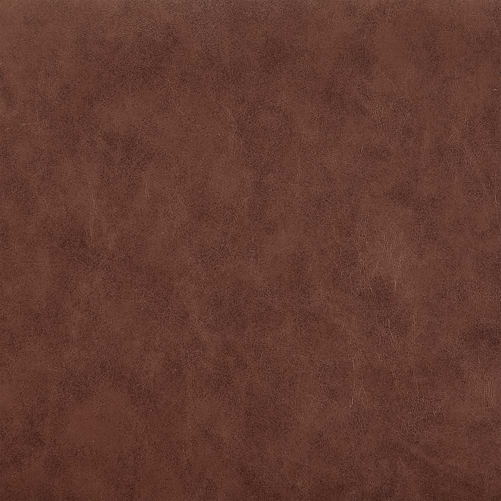 Lottech Swivel Counter and Bar Stool in Brushed Stainless Steel and Black or Faux Leather