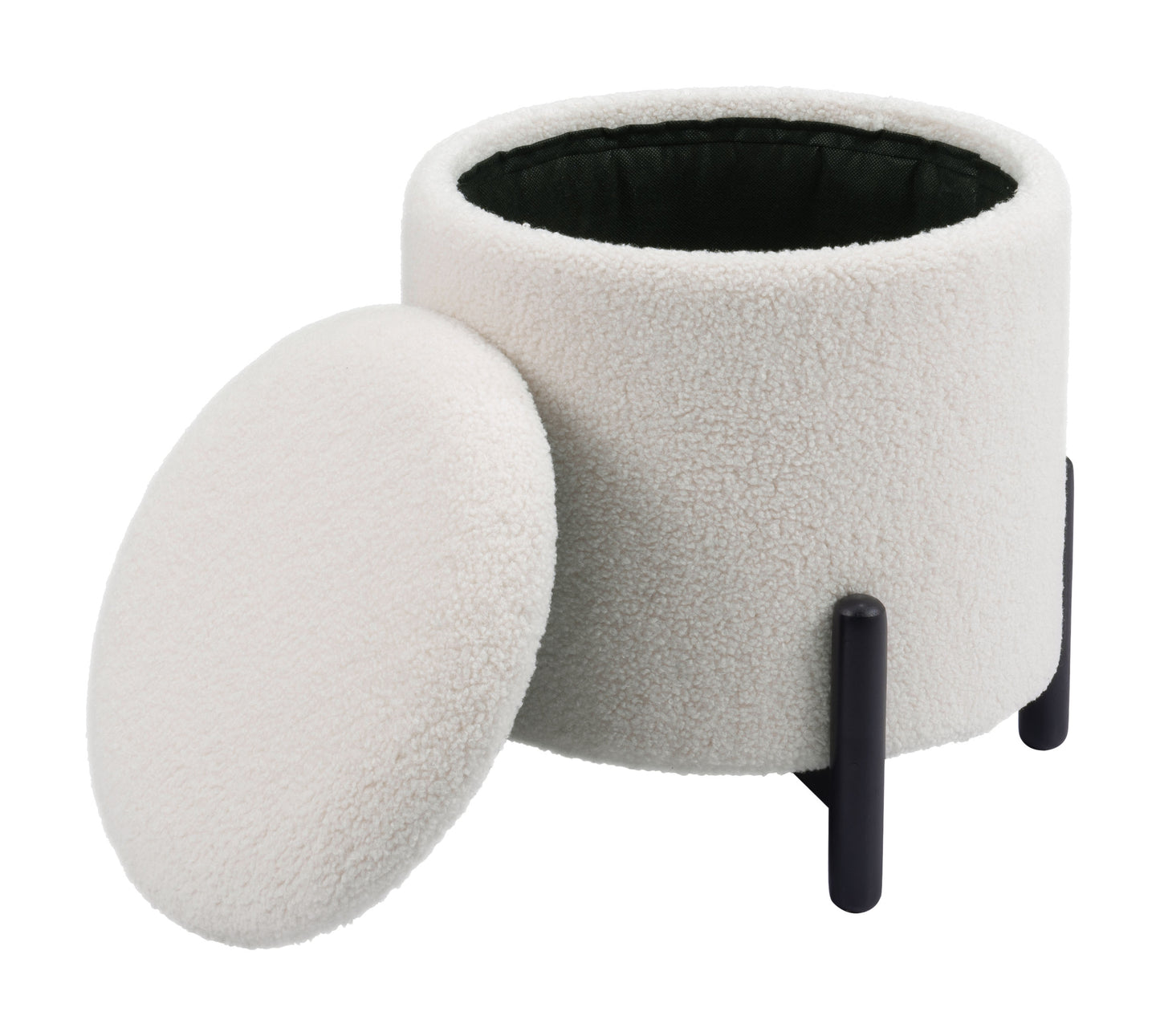 Calistoga Ottoman Ivory