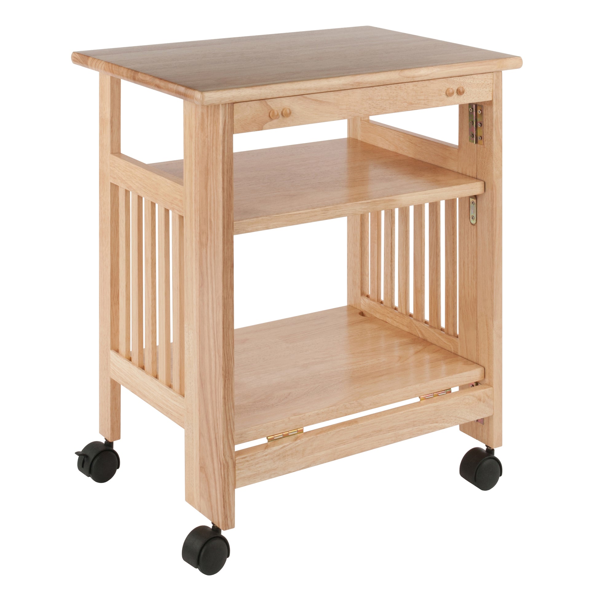 Mission Foldable Printer Stand, Natural