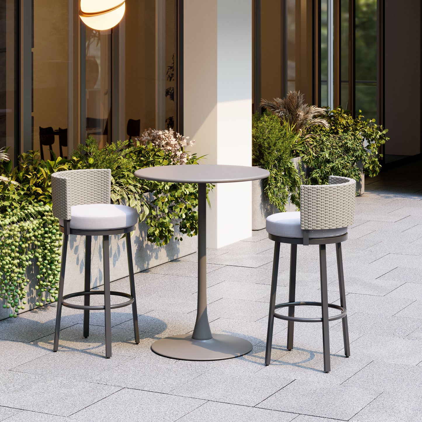 Midnight Wave Barstool White - 9
