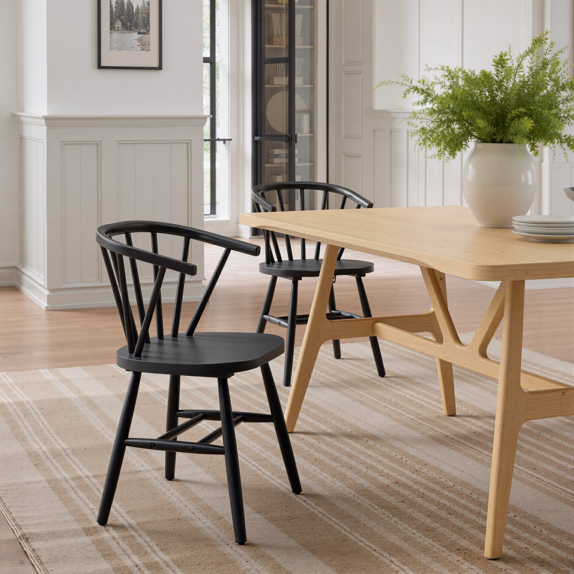 Stenger Dining Chair (Set of 2) Black - 8