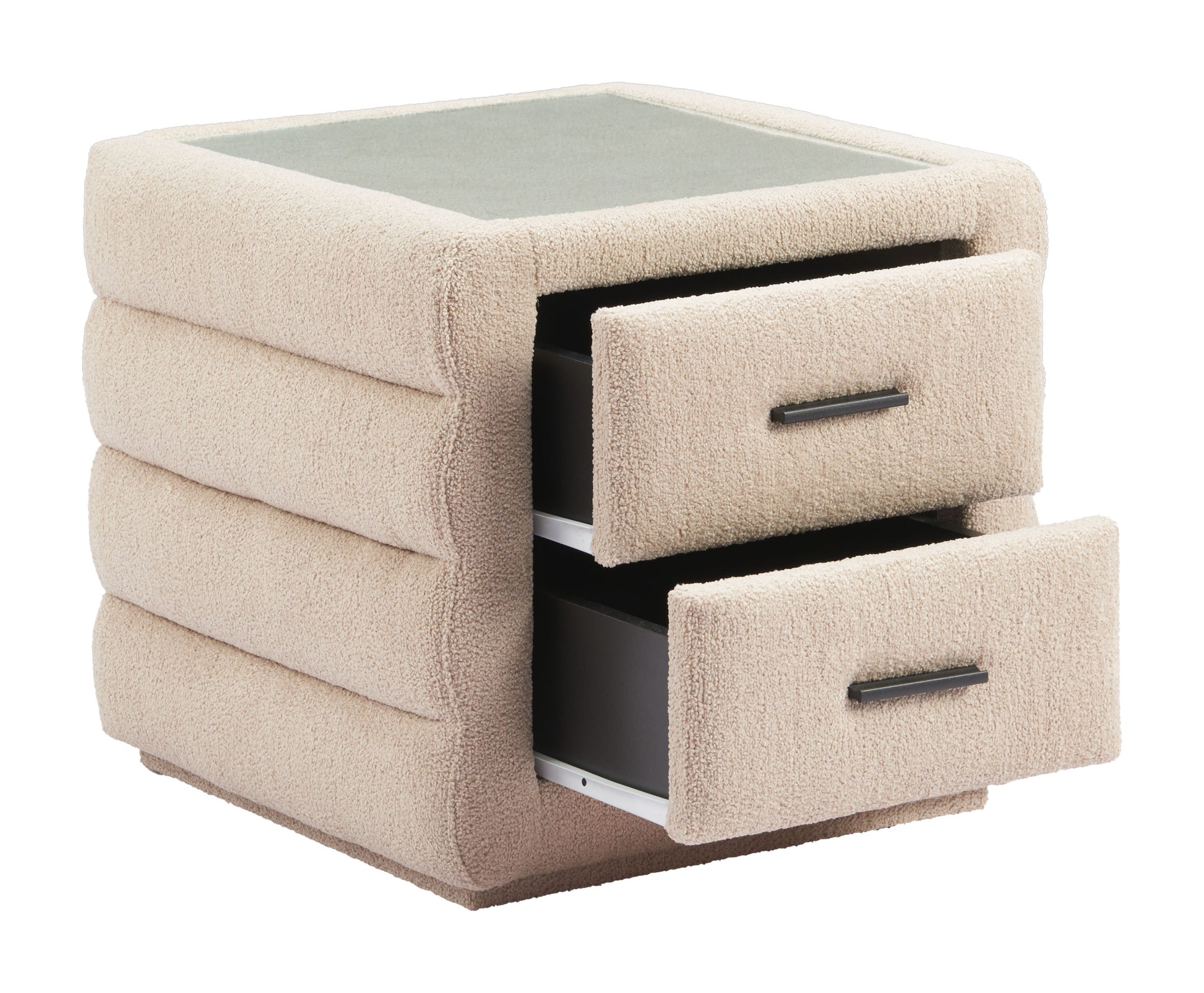 Soffice Nightstand Beige - 7