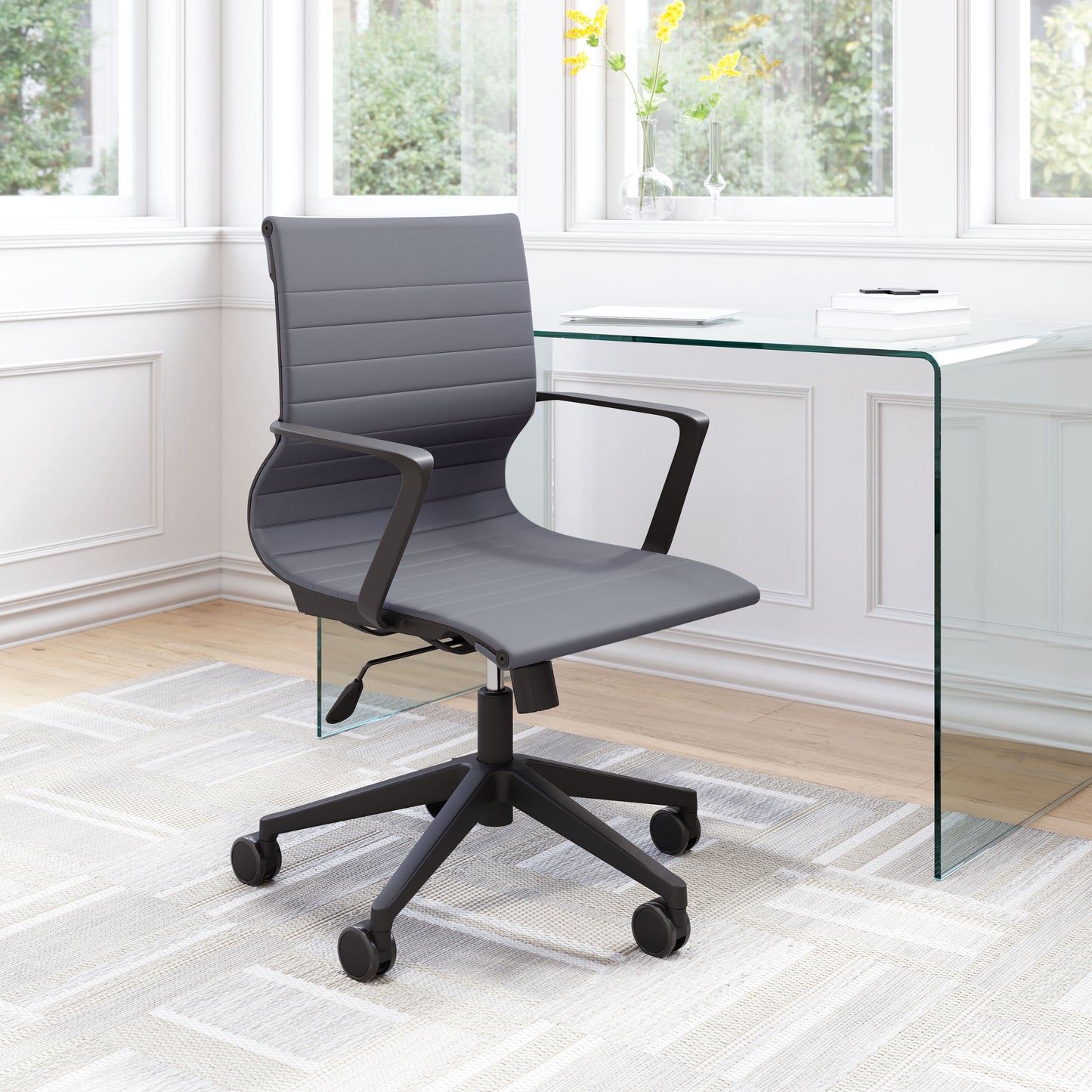 Stacy Office Chair Dark Gray - 9