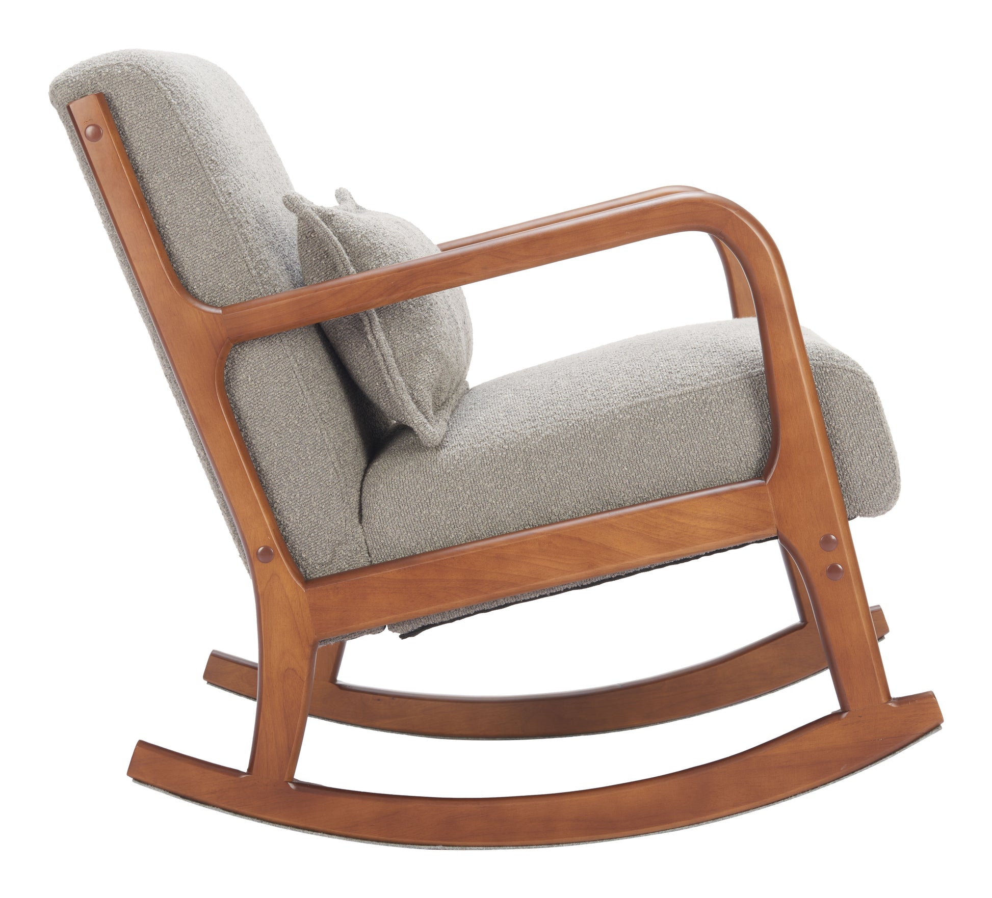 Hady Rocking Chair Gray - 2