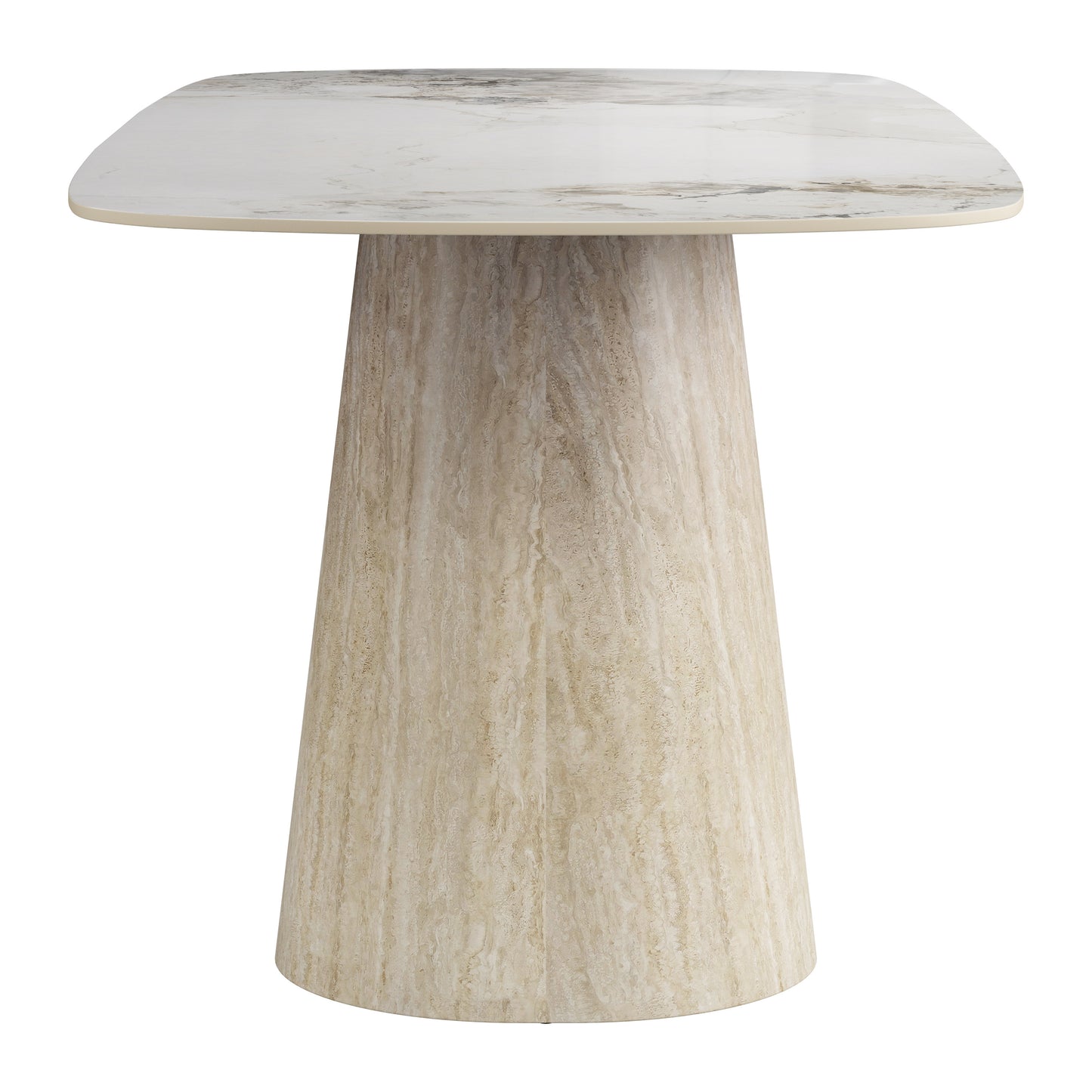 Nooka Dining Table White & Natural - 2