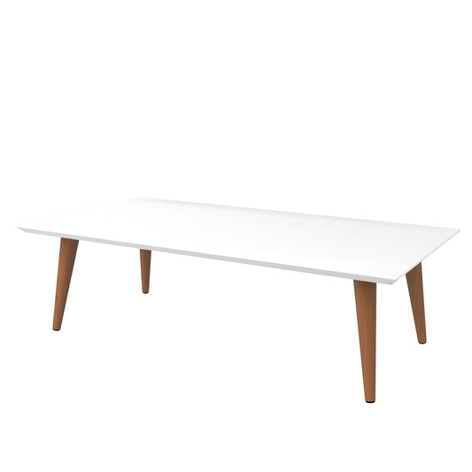 Utopia Contemporary Modern 40" Coffee Table in White 89451