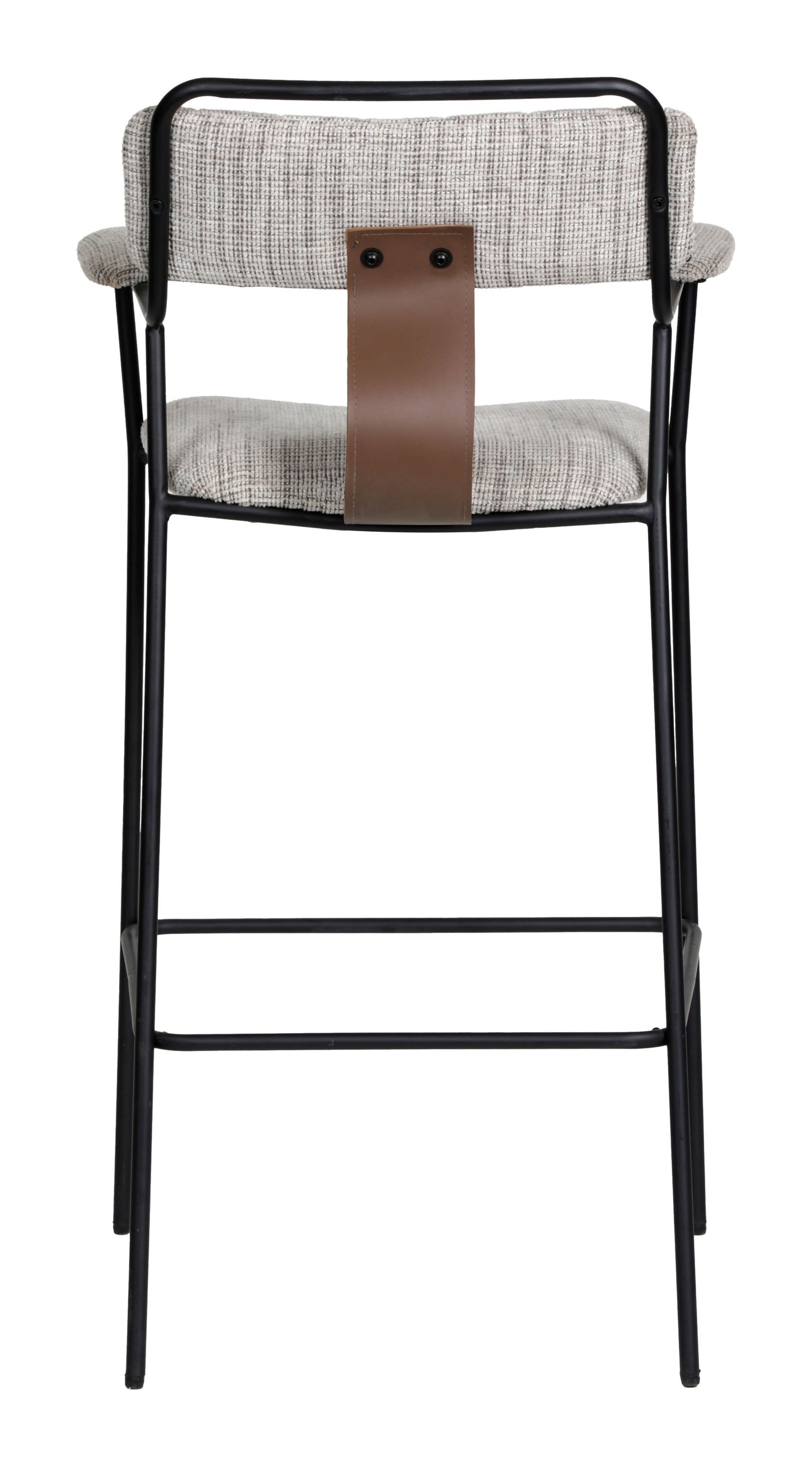 Couva Barstool (Set of 2) Gray Tweed - 4