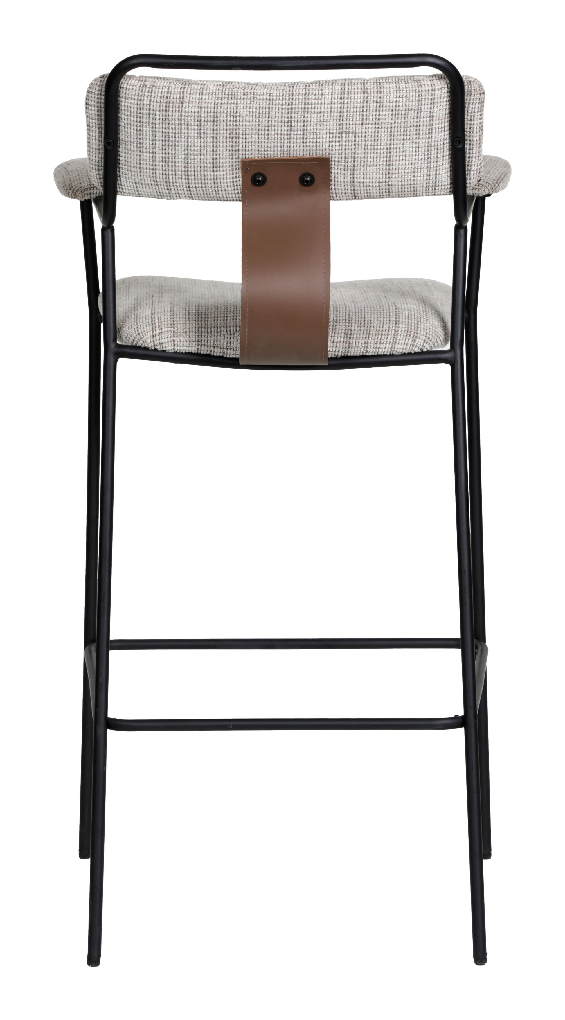 Couva Barstool (Set of 2) Gray Tweed - 4