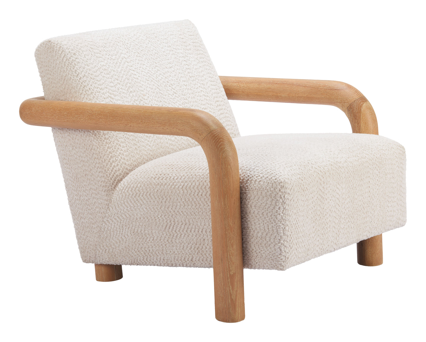 Subliem Accent Chair Cotton White - 6