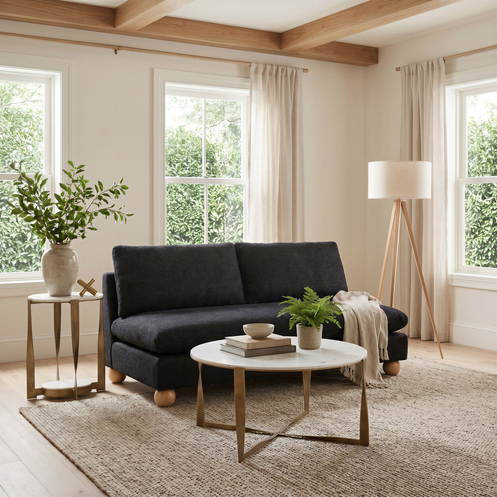 Minze Loveseat Black - 9
