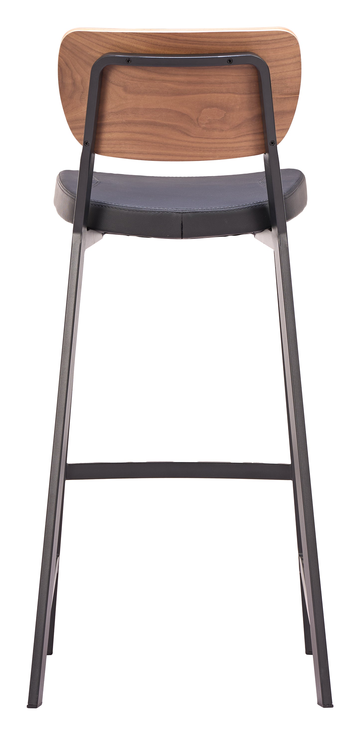 Ardenne Barstool (Set of 2) Black & Brown - 4
