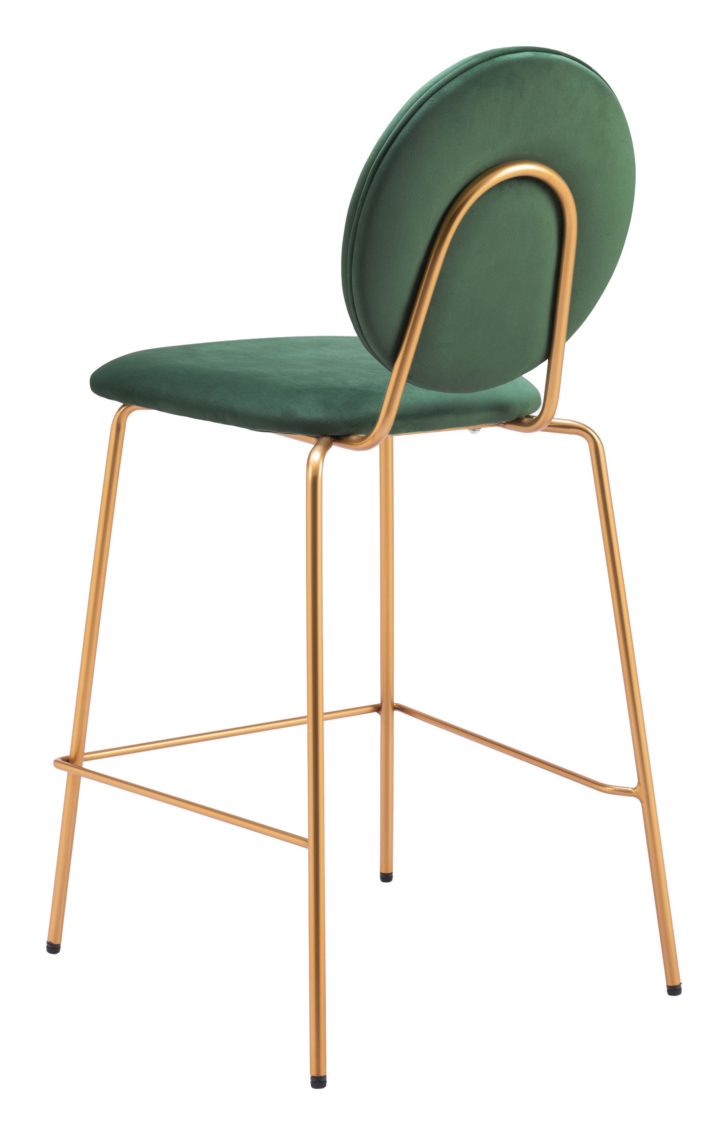 Odessa Counter Stool (Set of 2) Green & Gold - 5