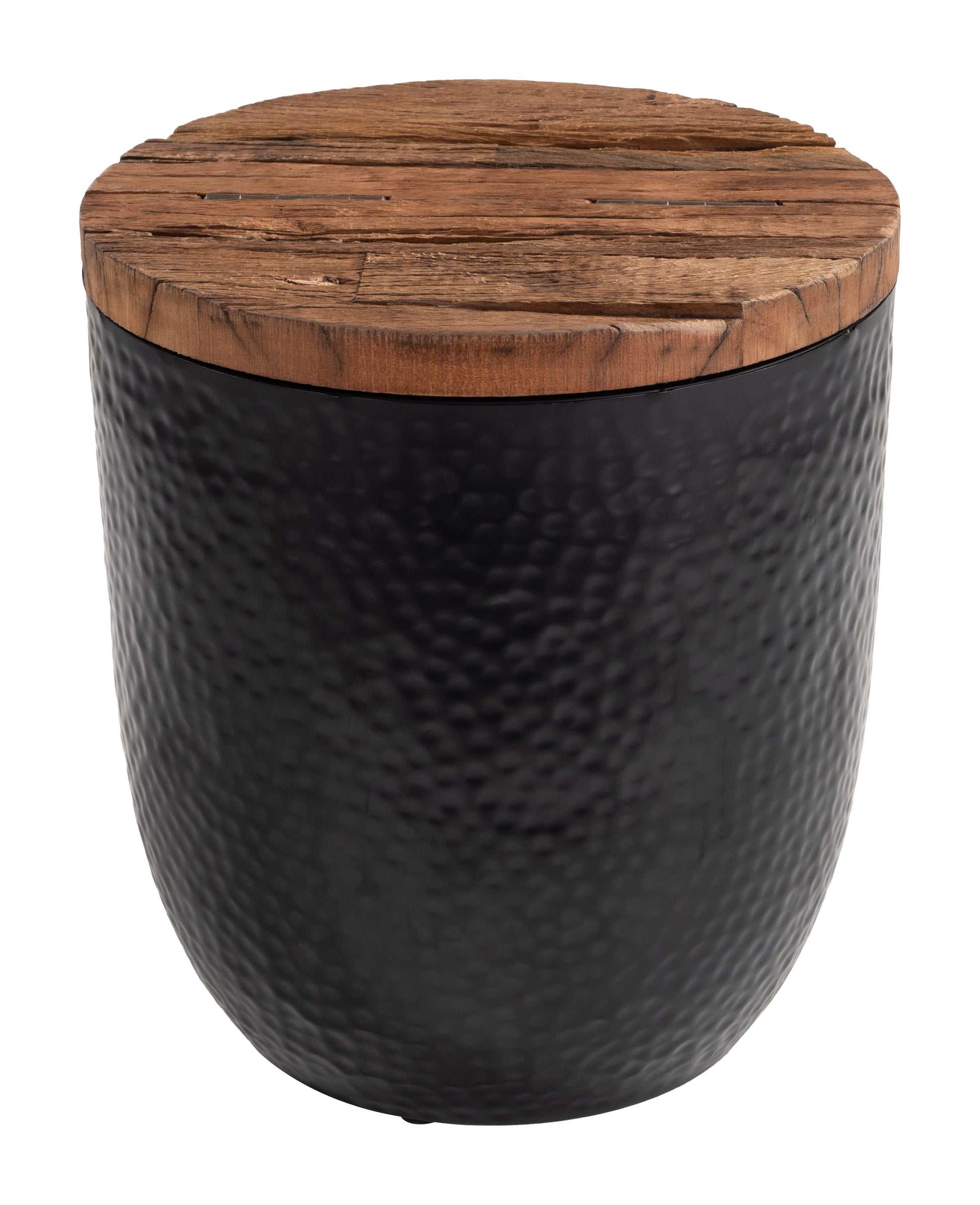 Duskan Storage Side Table Natural & Black - 2