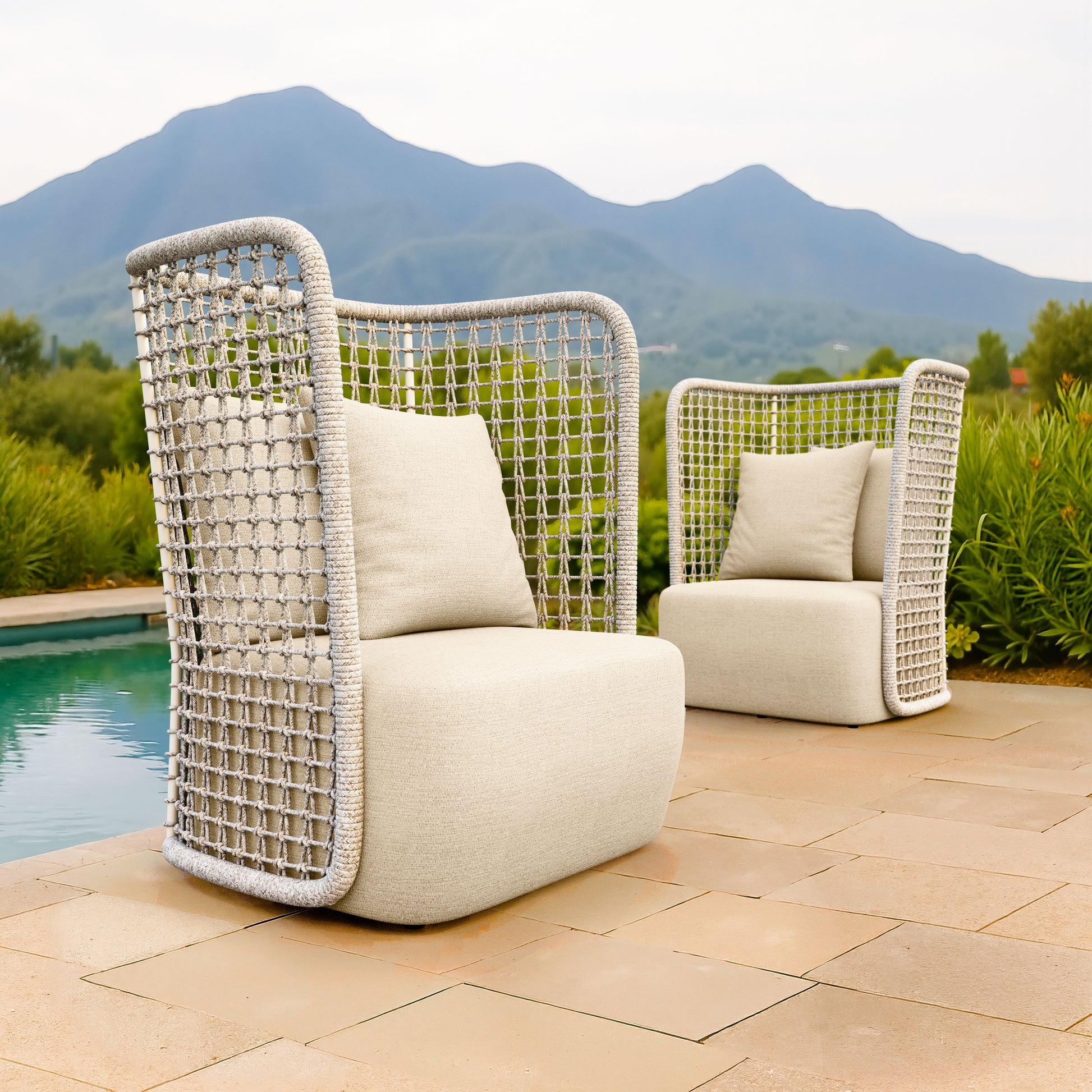 Hudu Accent Chair Beige - 9