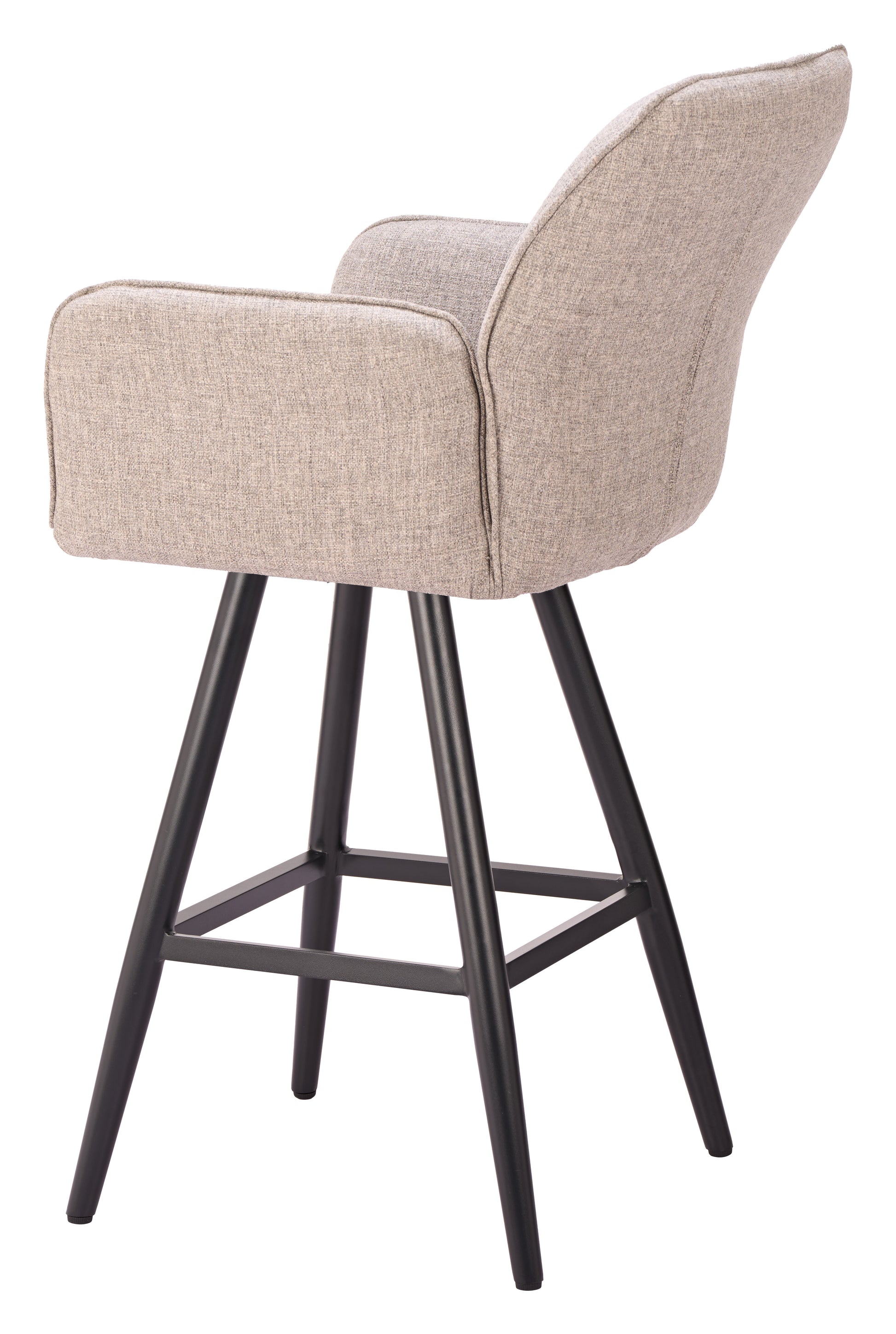 Sieve Swivel Barstool Beige - 5