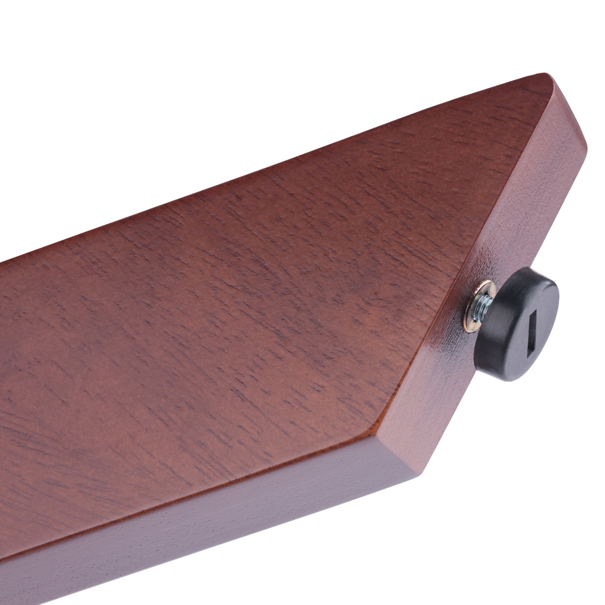 Lexa Dining Table with Splayed Legs, Walnut Finish